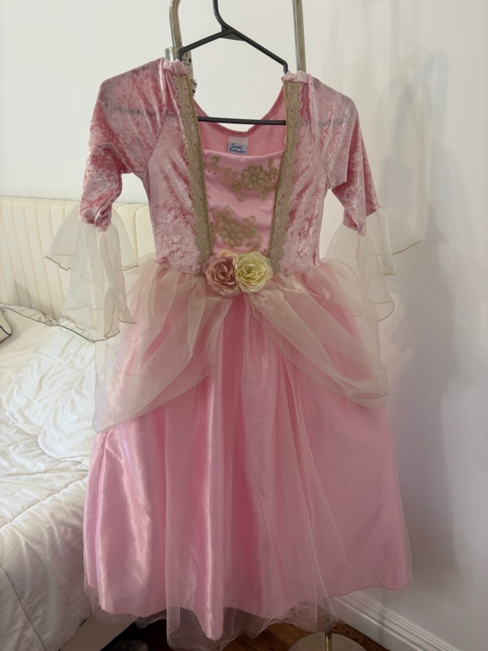 Disney Pink and Gold Princess Ball Gown Dress